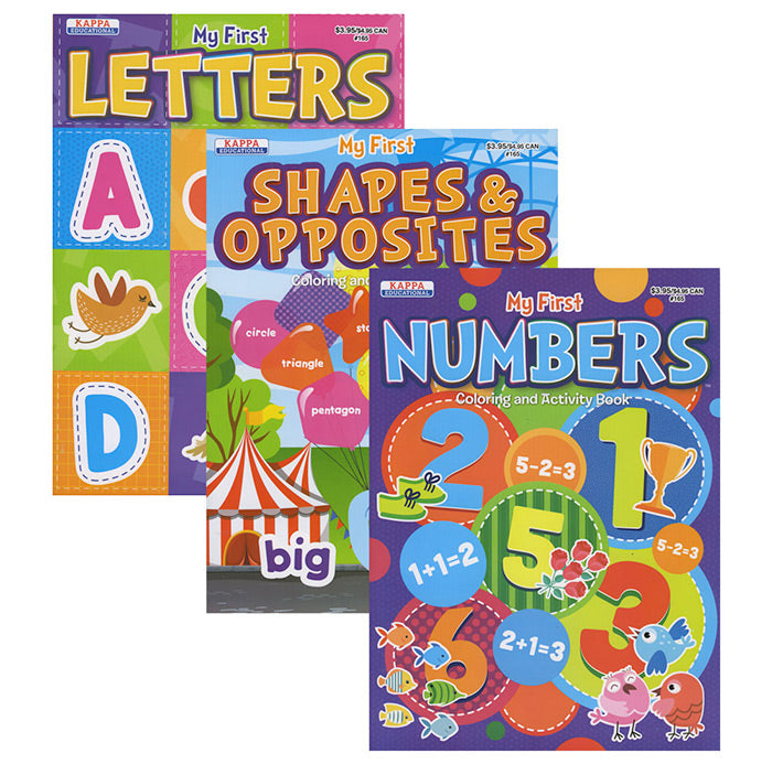 kappa my first series activity books -  -- 48 per case