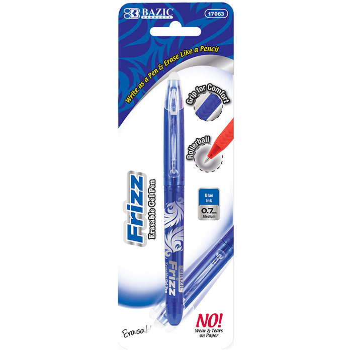 erasable gel pens - blue  - frizz -- 24 per box