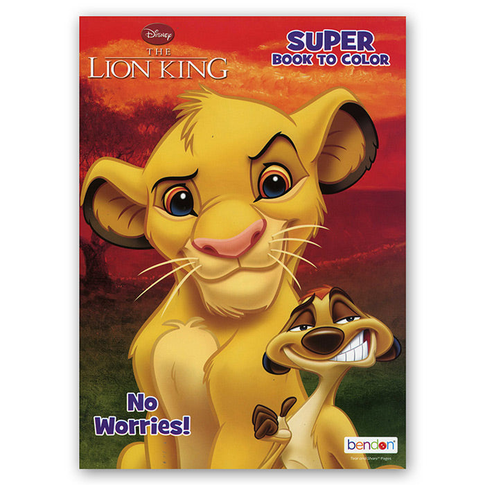 the lion king coloring book -- 36 per case