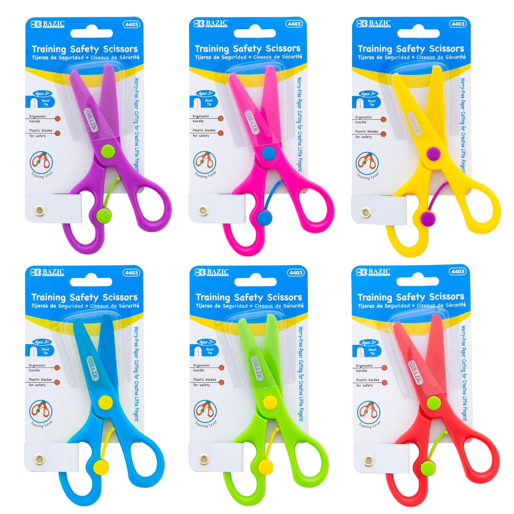 5 inch kids training scissors -- 24 per box