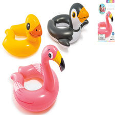 kids swim rings - animal assorted -- 1 per box