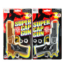 super cap gun 2 asst colors - 144 pcs per case -- 36 per box