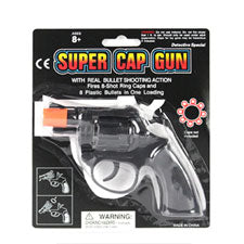 super cap guns - black  -- 24 per box