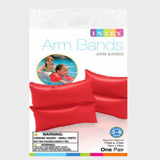 arm bands 7.5 x 7.5 - orange - ages 3-6 -- 1 per box