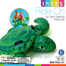 ride-on lil seaturtle age 3+ - 59 x 50  -- 1 per box