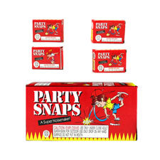 novelties and gift party snappers red - 300 pieces/case -- 50 per box