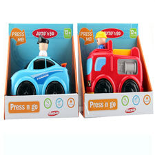 press n go fire engine police car in open box 2 asst -- 1 per box