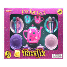 tea-riffic tea play set - open blister box -- 1 per box