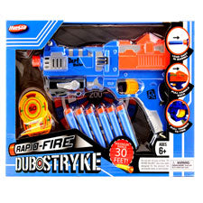 air blaster gun w/ targets and darts - 10.5 inch -- 6 per box