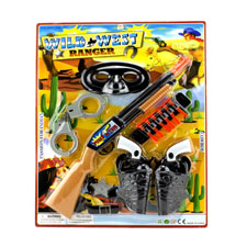 shotgun & click gun with 6 soft darts & 6 suction cups -- 1 per box