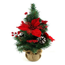 xm 18 inch tree with fabric bottom cover -- 6 per box