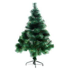 6ft needle pine pet tree - 200 tips - 10cm leaf iridescent -- 1 per case