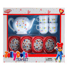 10 piece tea play set - open blister box  -- 1 per box