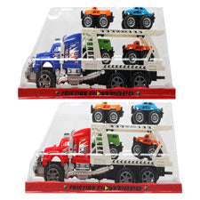 12.25 f/f transporter truck - 4 pcs 3 f/w big wagon and 4 pcs small wagon -- 1 per box