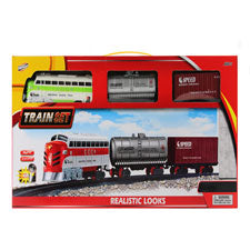 21 pcs b/o train play set - 6 train heads - 2 pcs -- 6 per box