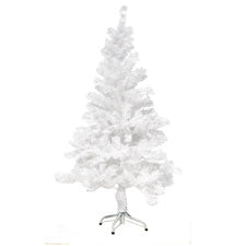 7ft white xmas tree - 600 tips - seasonal -- 1 per case