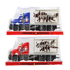 12.25 in f/f transporter truck with 2 pcs 5.5 in dinosau -- 6 per box