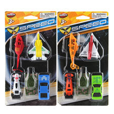 die cast vehicle set - 5 pieces - 144 pack -- 24 per box