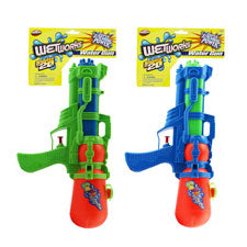 water gun 14.75 inches - blue-green -  -- 24 per box