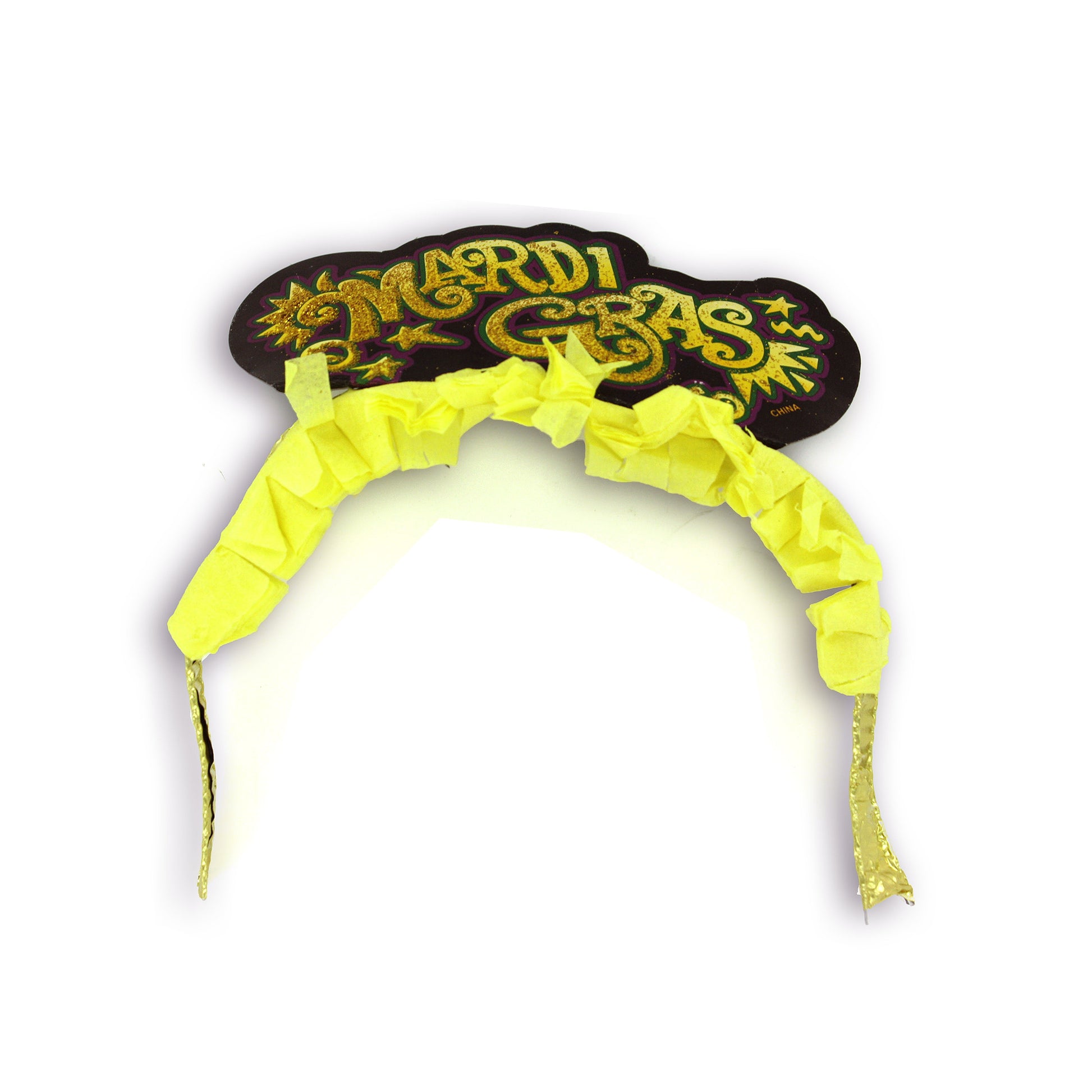 mardi gras fringe tiaras - -  -- 12 per case