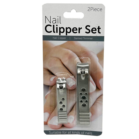 2 pack nail clipper set with curved precision blades -- 48 per box