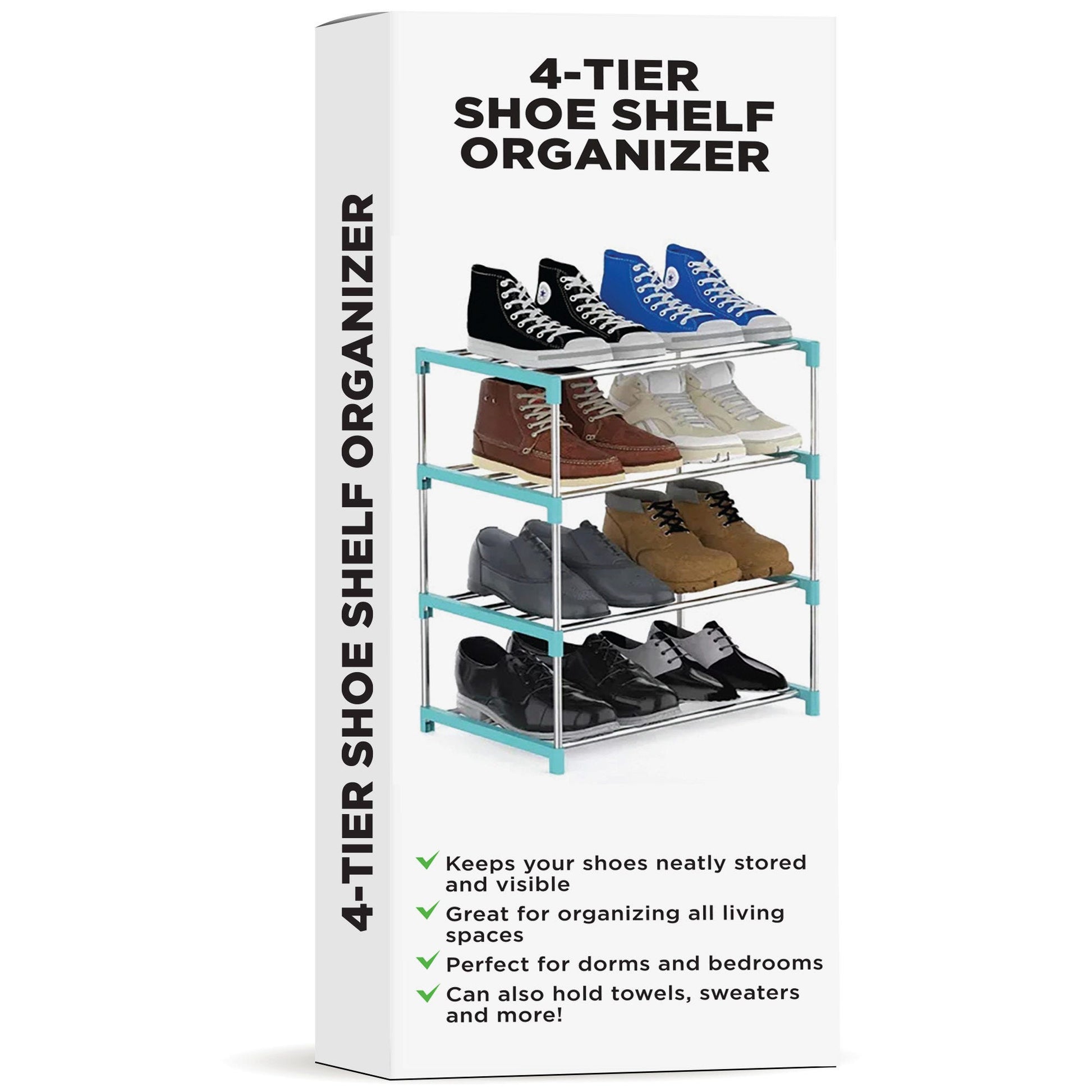 4- tier shoe organizing shelf rack -- 6 per box