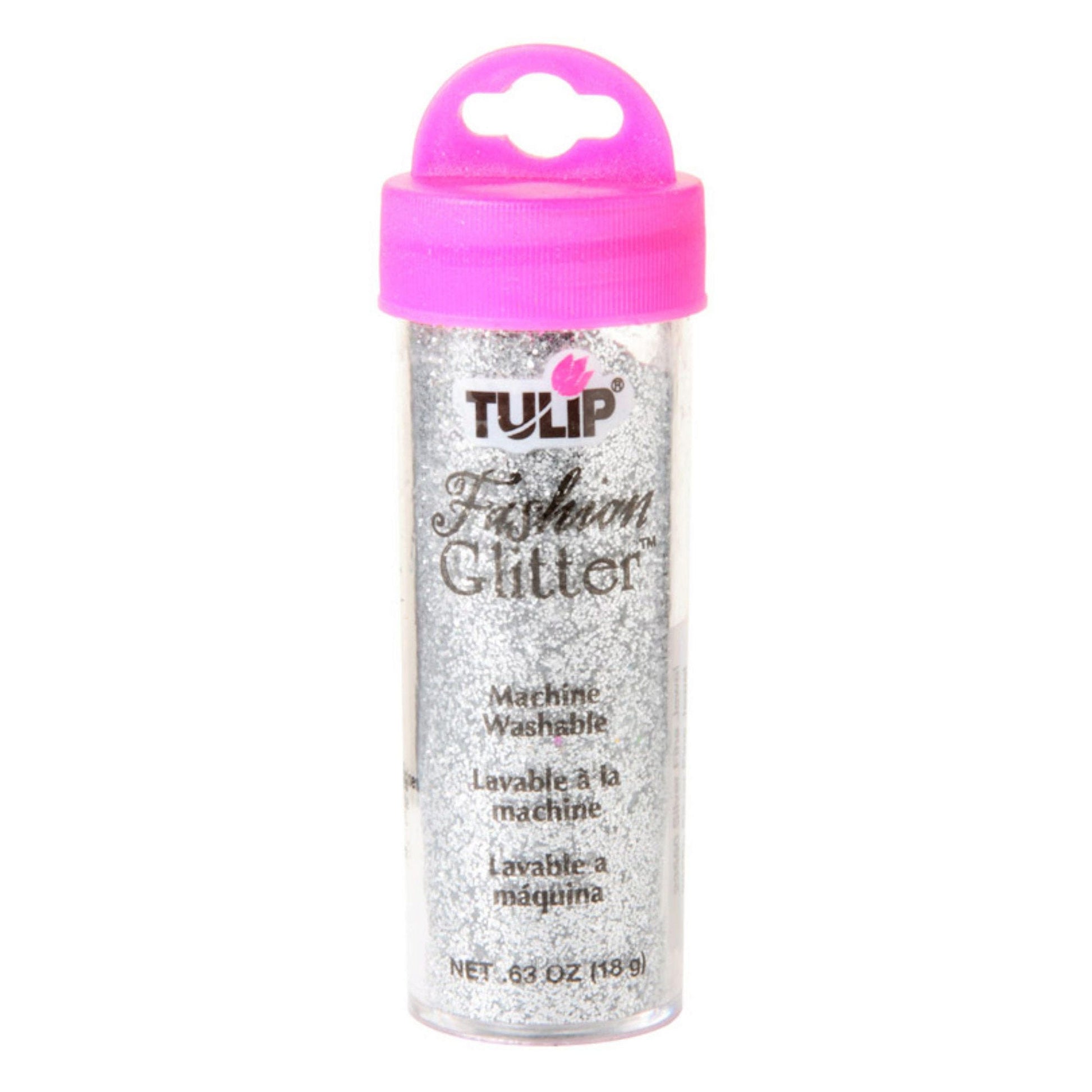 tulip jewel silver fabric glitter 0.63 oz. -- 48 per box