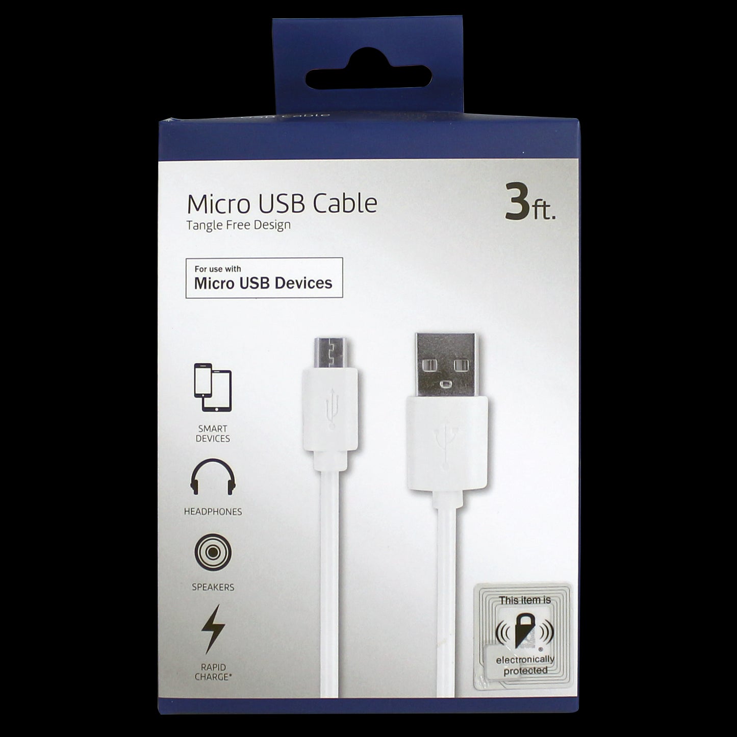 newtech 3 foot micro usb cable -- 48 per case