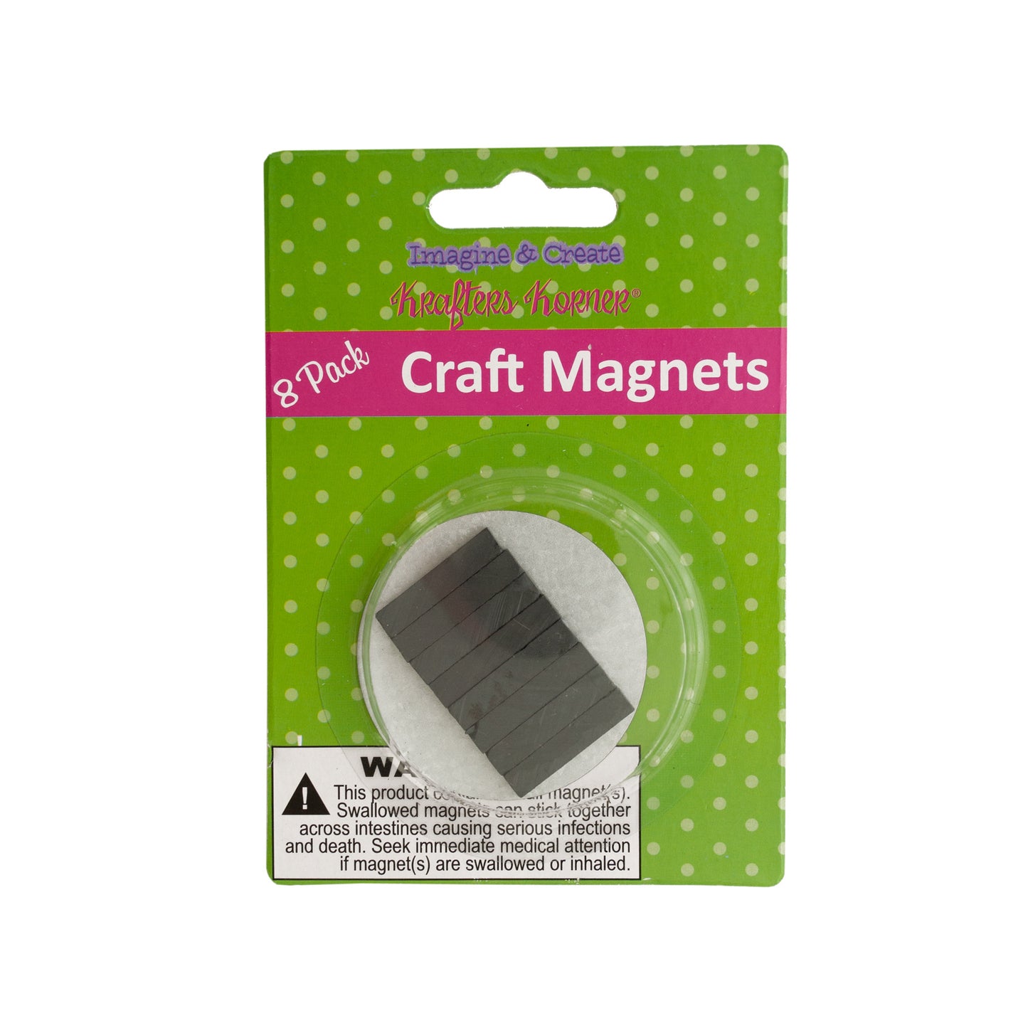 craft magnets - variety of shapes, sizes, and colors -  -- 42 per box