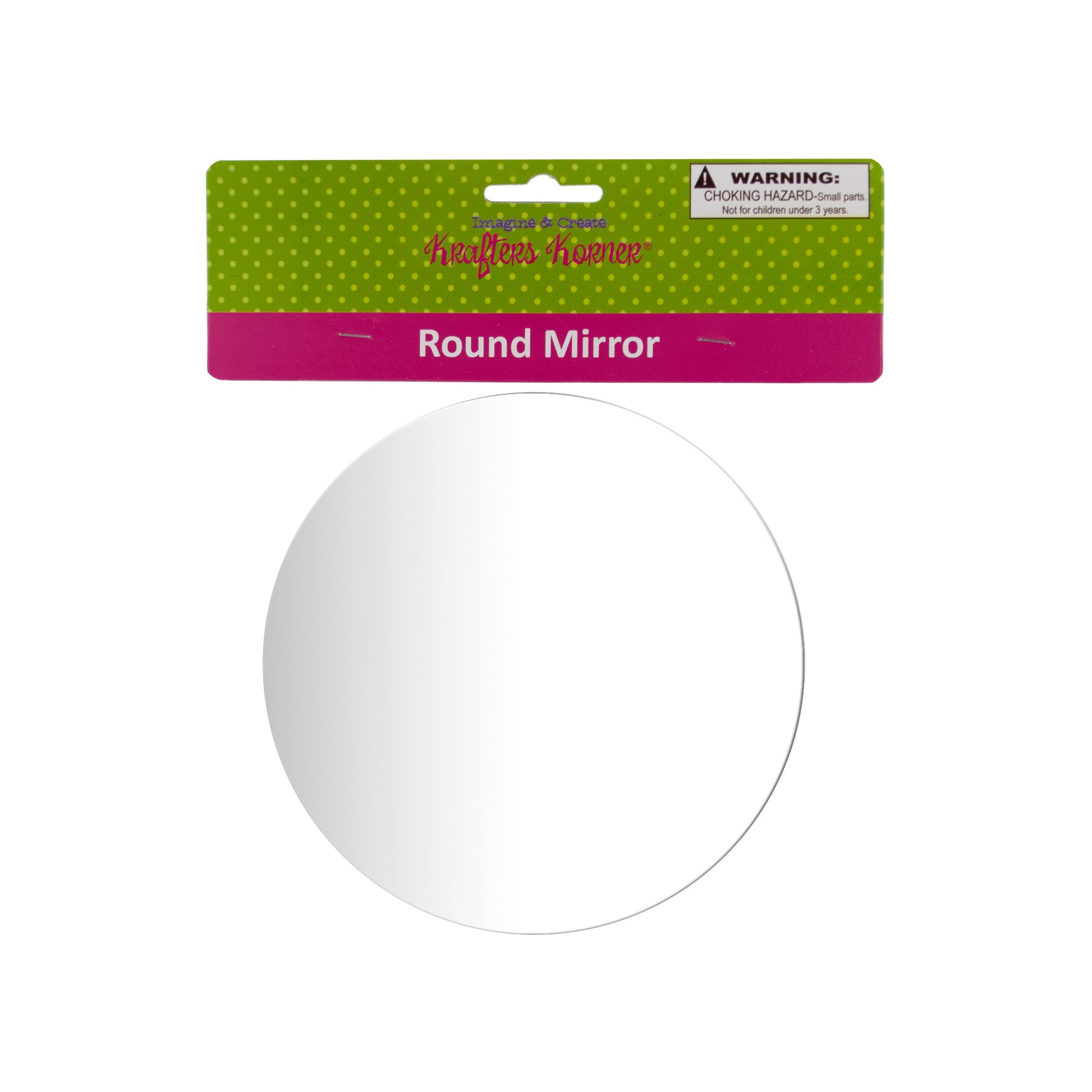 round craft mirrors -  -- 30 per box