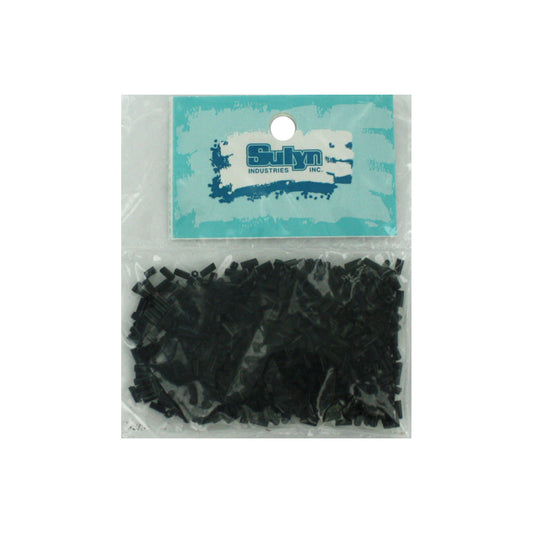 black bugle beads -  -- 250 per case