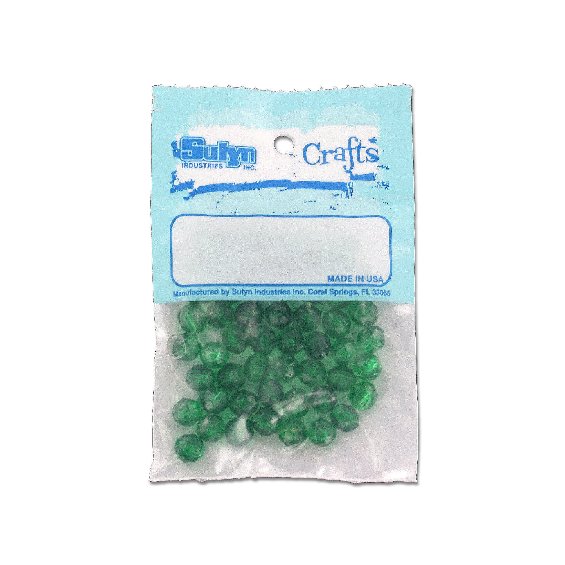 plastic beads - round  - bulk -- 125 per box