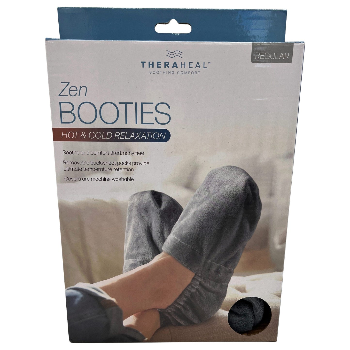 thera heal zen booties size large -- 6 per box