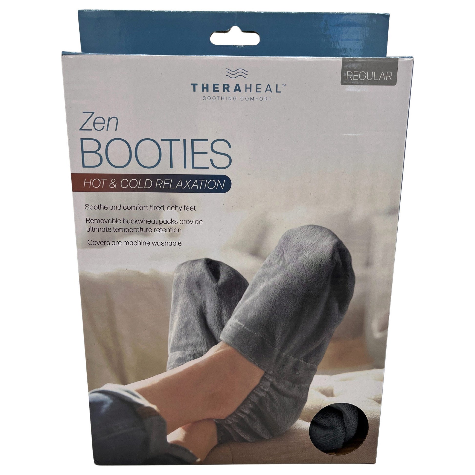 thera heal zen booties size large -- 6 per box