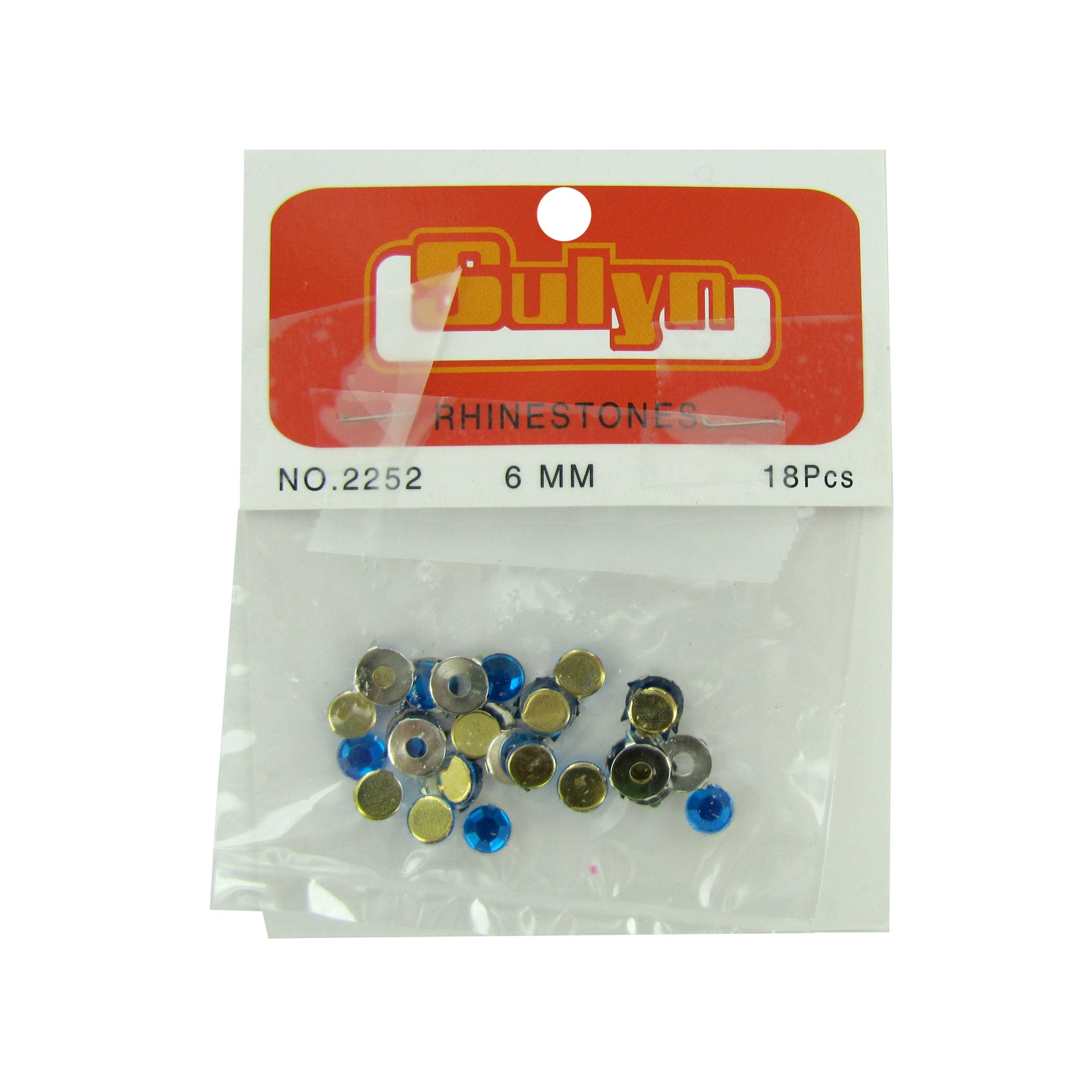 blue rhinestones with mounts - 1200 per case -- 109 per box