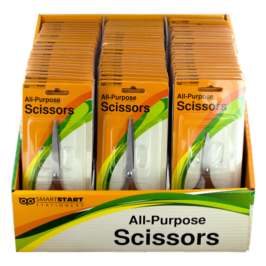 stainless steel all-purpose scissors display - bulk  -- 29 per box