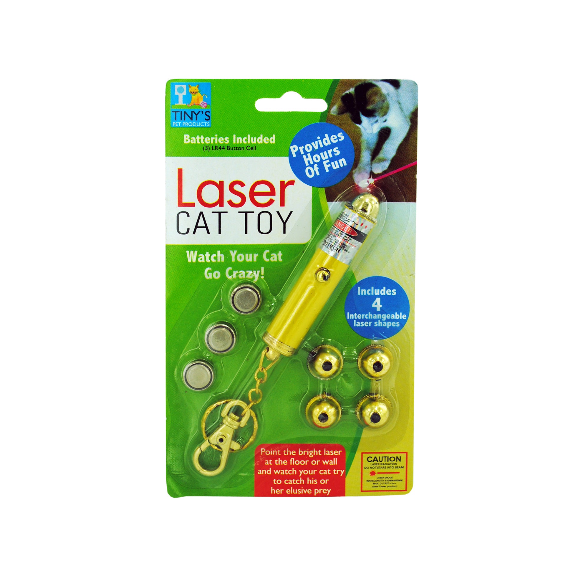 cat laser light keychain toys -  -- 24 per box