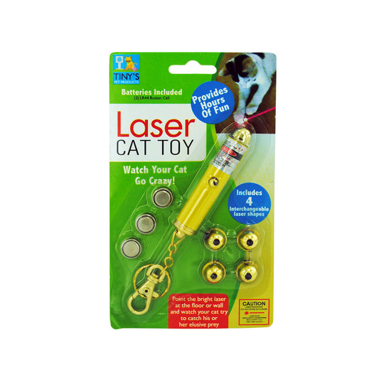 cat laser light keychain toys -  -- 24 per box