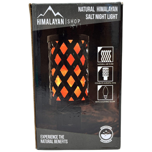 4 natural air filter himalayan salt night light -- 8 per case