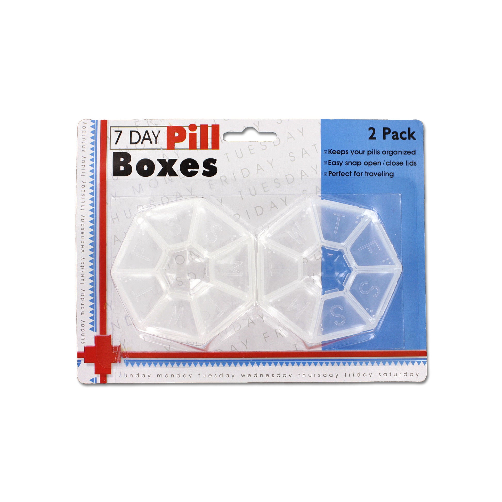 7-day pill box set - health and beauty  -- 29 per box