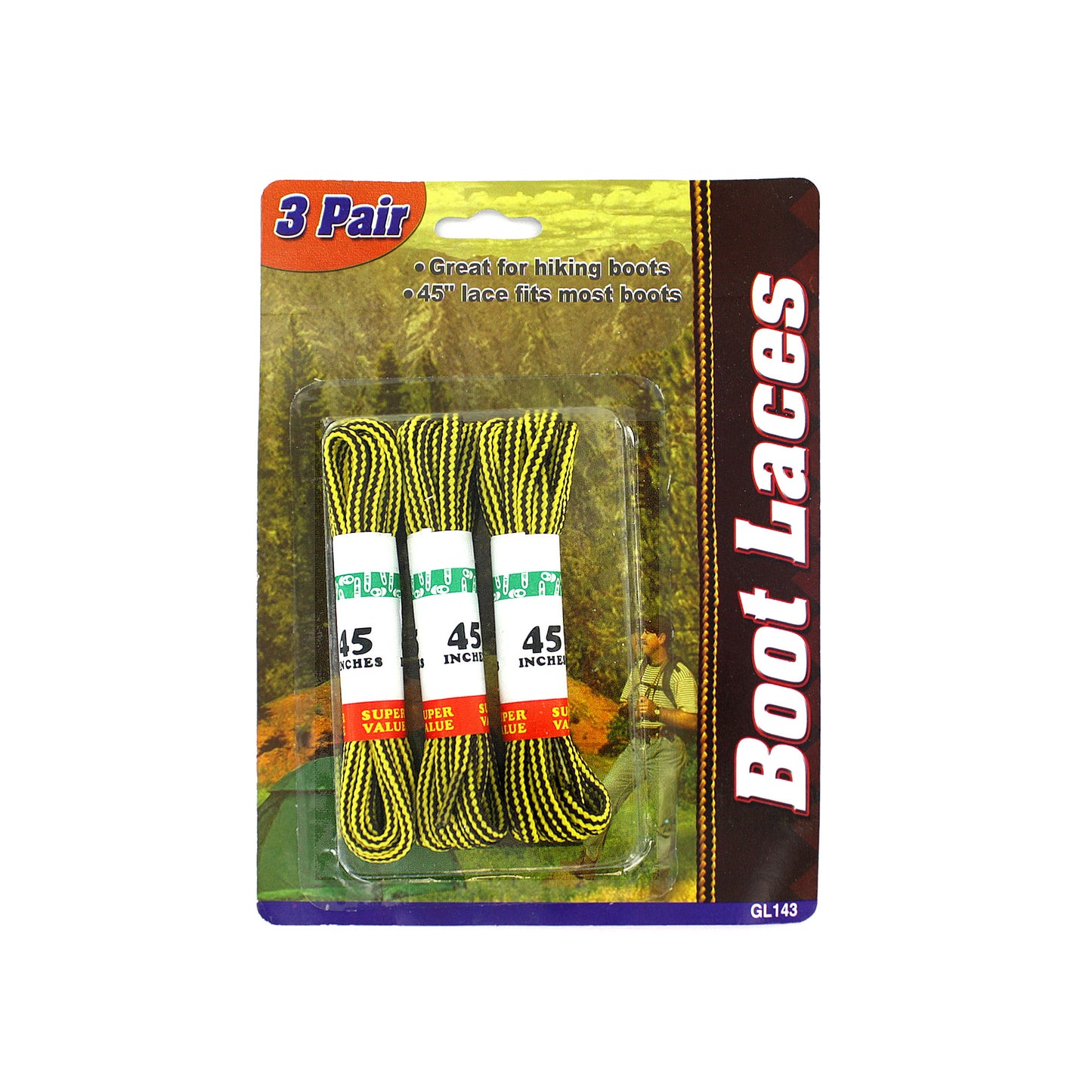 nylon boot laces - bulk  -- 33 per box