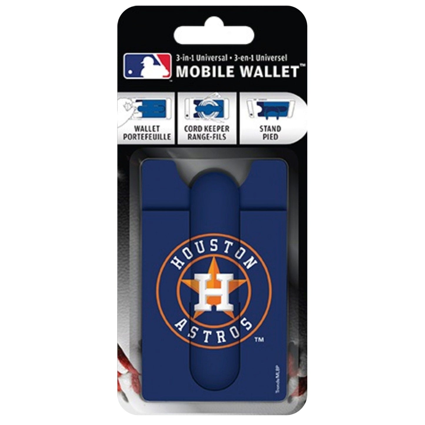 mlb houston astros 3 in 1 mobile wallet -- 42 per box