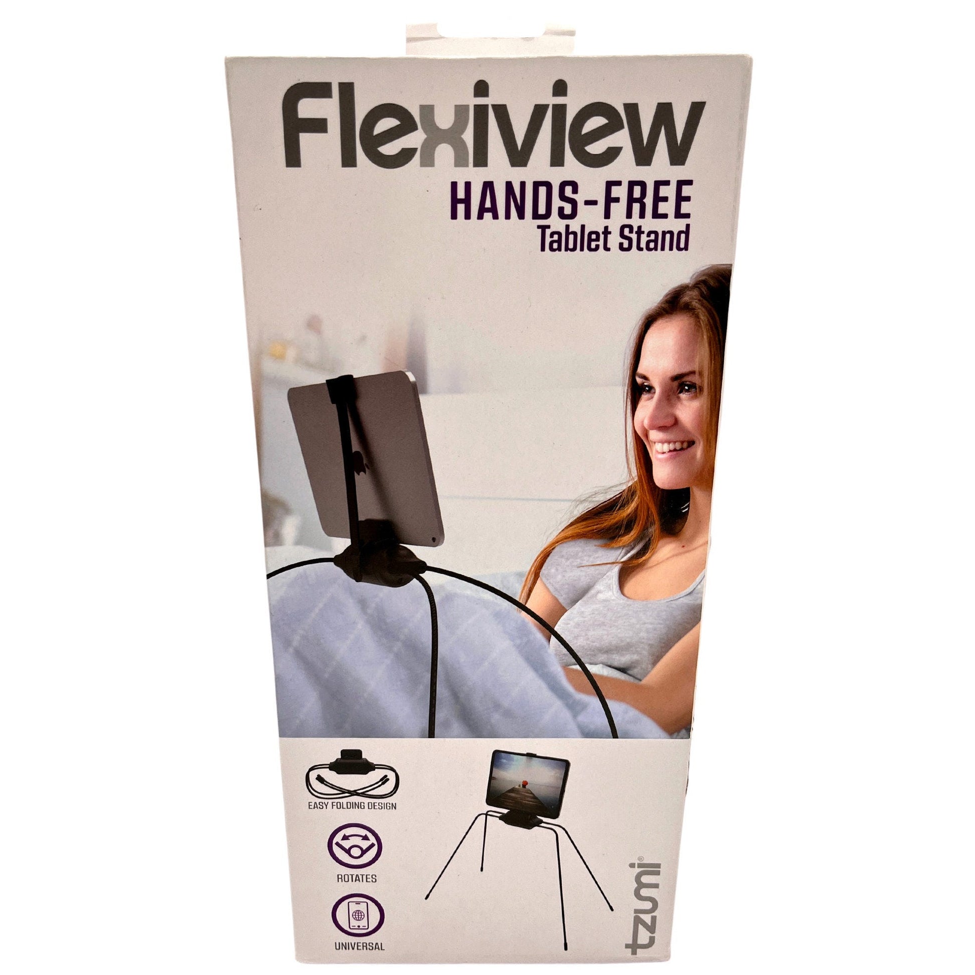 tzumi flexiview hands- free spider tablet stand -- 8 per case