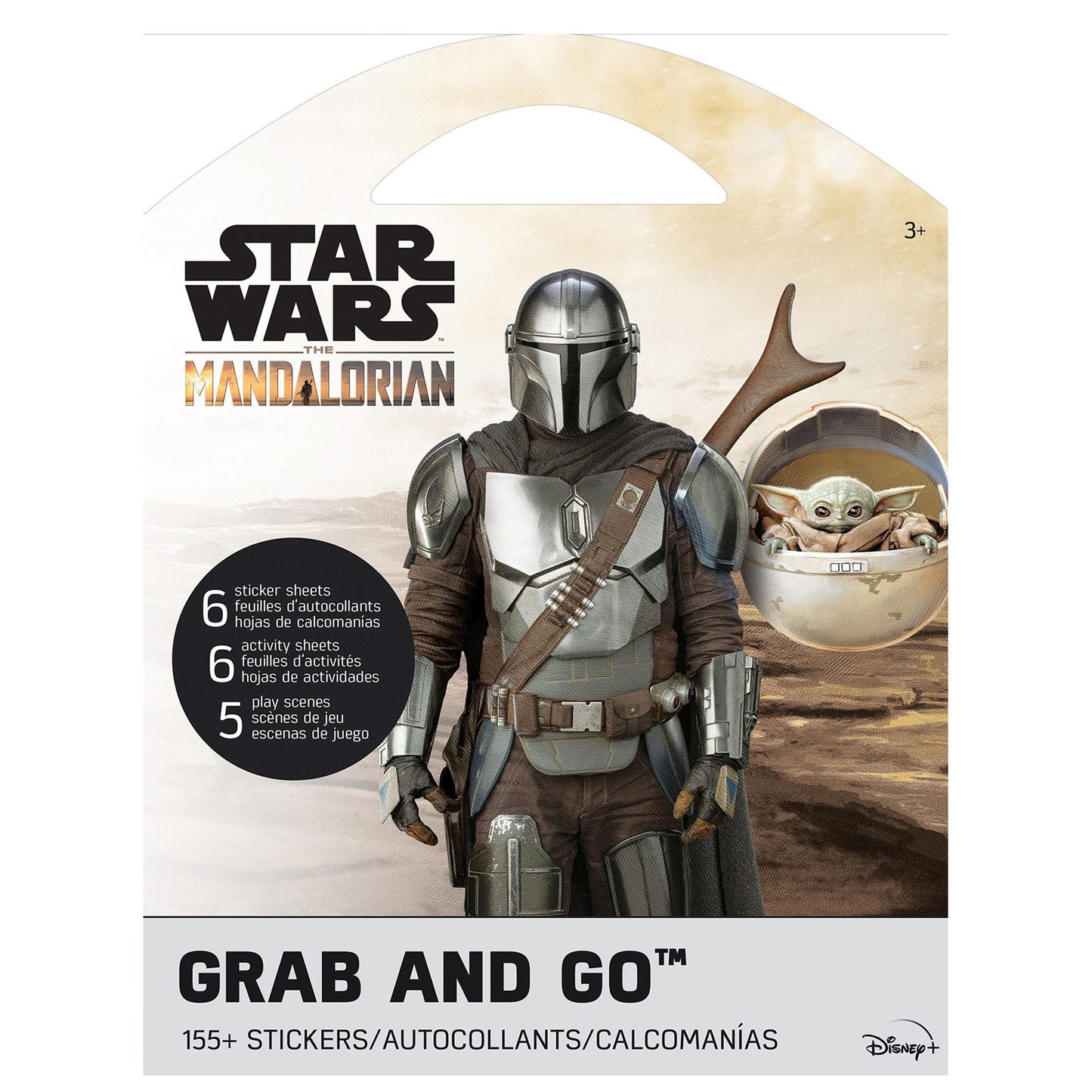 star wars the mandalorian 2 grab go sticker and activity book -- 30 per box