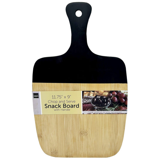 11.75 x 9 chop and serve snack board with handle -- 6 per box