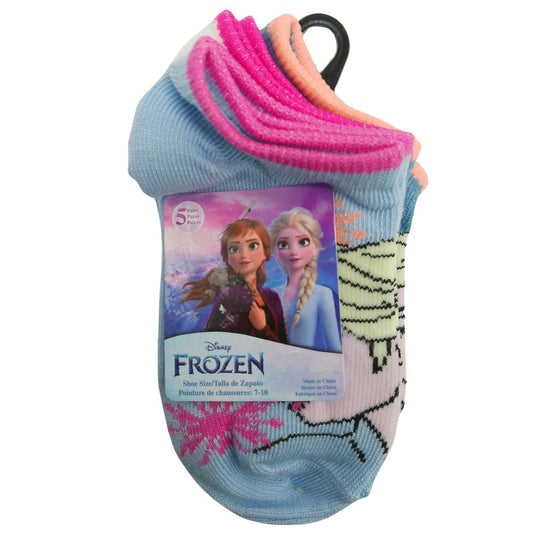 5 pack frozen 2 friend are cool kids ankle socks in size 10-4 -- 12 per box