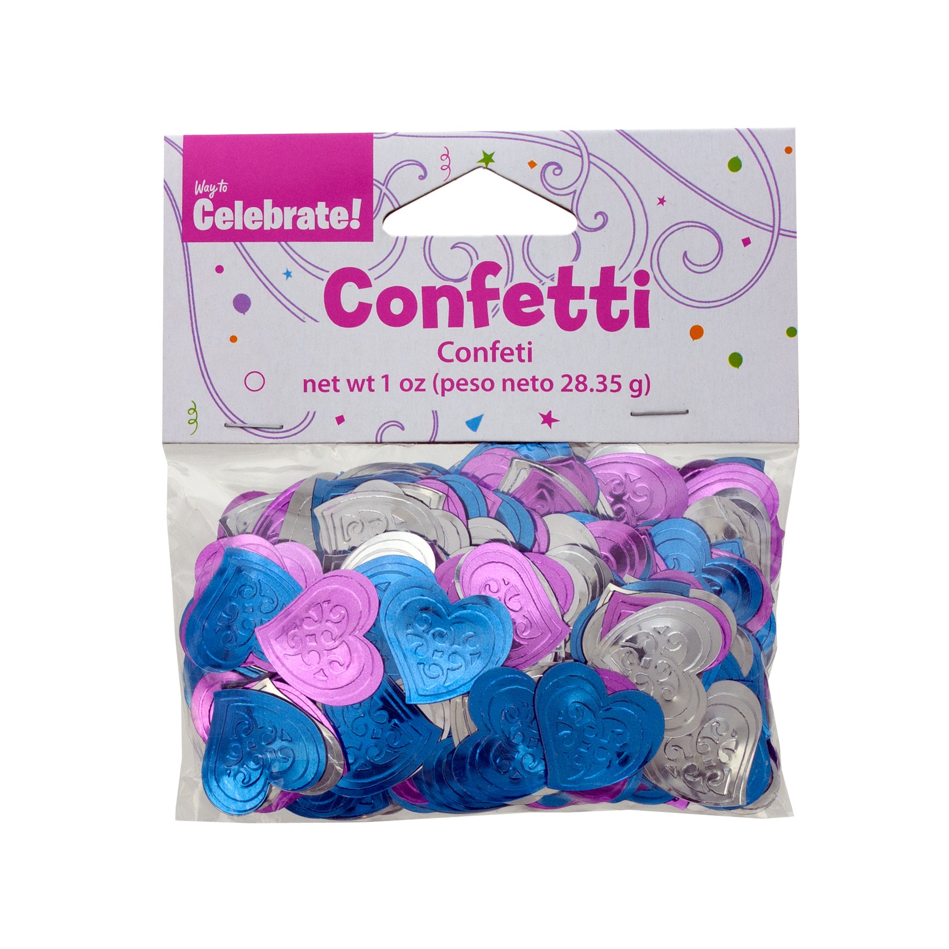 bride confetti - 48 pieces per pack - party supplies -- 48 per case