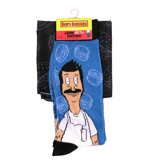 bob s burgers crew socks with bandana set -- 18 per box