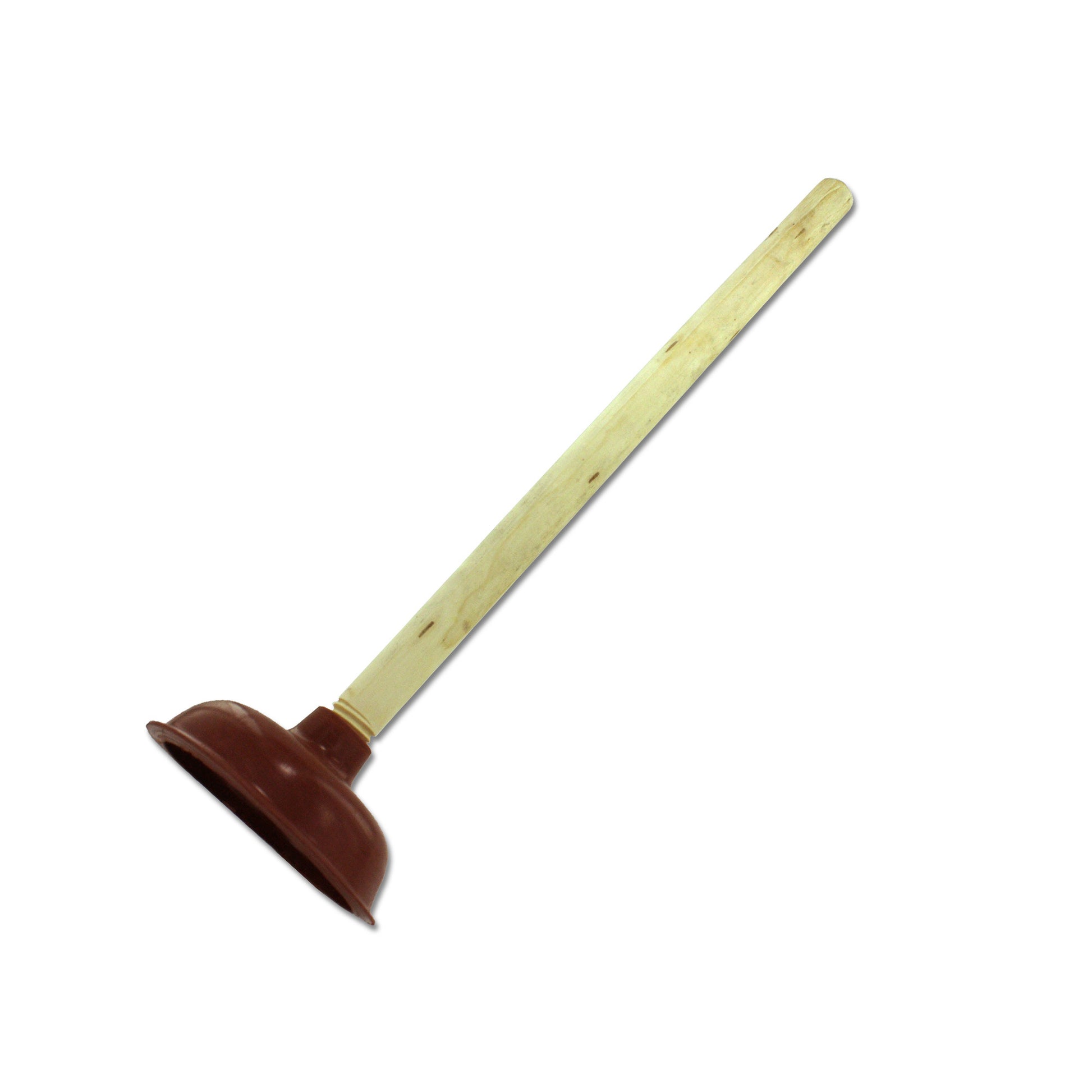 toilet plungers - wooden handles -- 20 per box