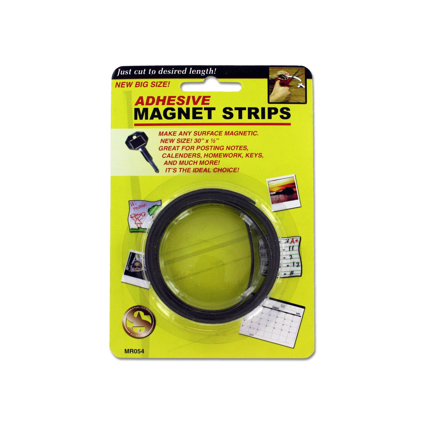 adhesive magnet strips - bulk  -- 27 per box